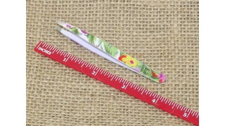 Slanted Brow Tweezers.  BEST QUALITY.  Smooth Action.  Regular body.  Multi-Flower Collection.