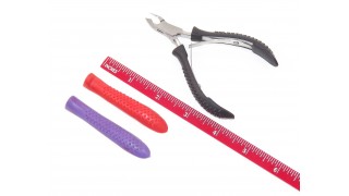 Nippers with removable grip handles 